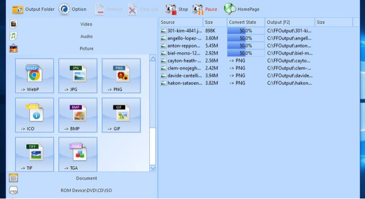 Phần mềm đổi đuôi video Format Factory